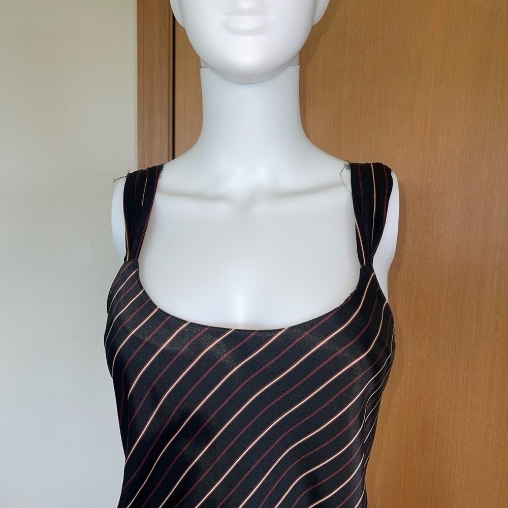 Vintage Satin Slip Dress Large - Picture 3 of 8